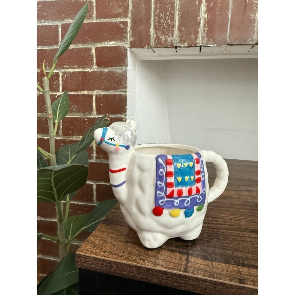Happy Llama drinking mug